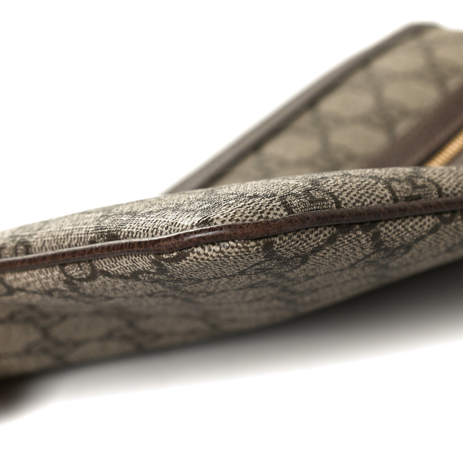 Gucci GG Supreme Monogram Large Ophidia Pouch Clutch Brown 6 of 6