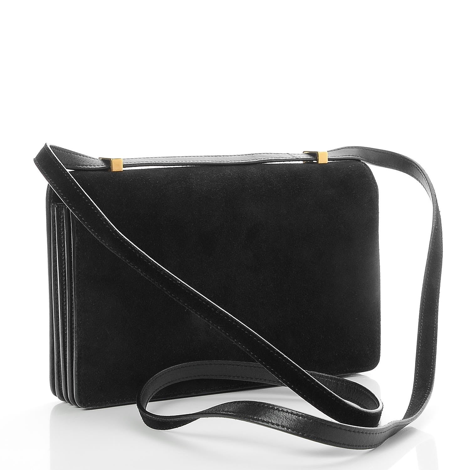 Saint Laurent Suede Monogram Small Dylan Shoulder Bag Black 4 of 7