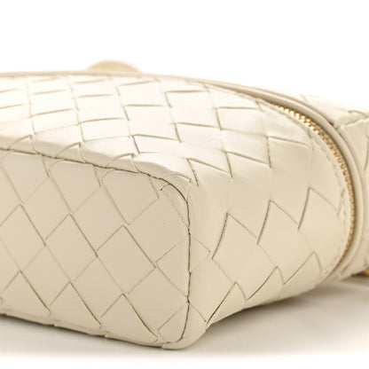 Bottega Veneta Calfskin Intrecciato Bang Bang Vanity Case Sea Salt 10 of 12