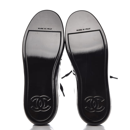 Chanel Patent Calfskin CC Short Boots 35.5 Black 5 of 9