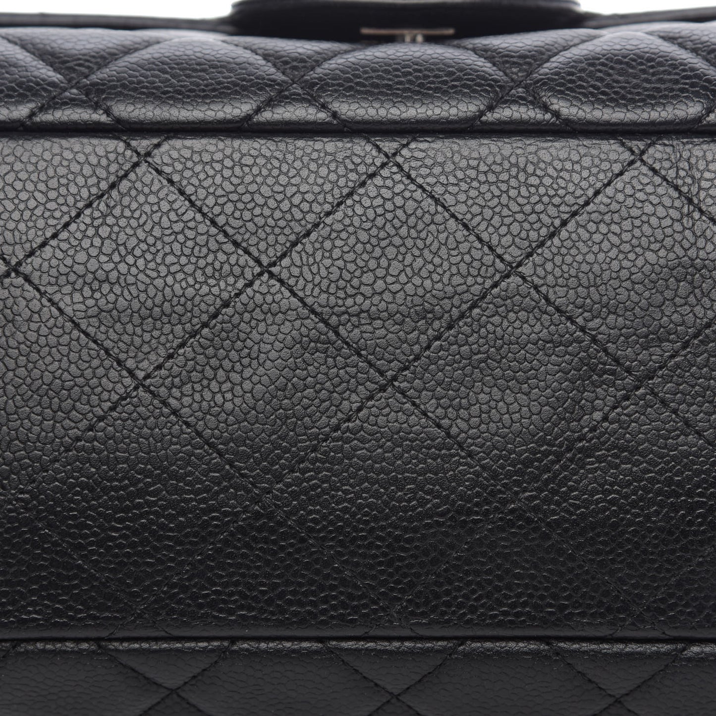 Caviar Quilted Maxi Single Flap Black