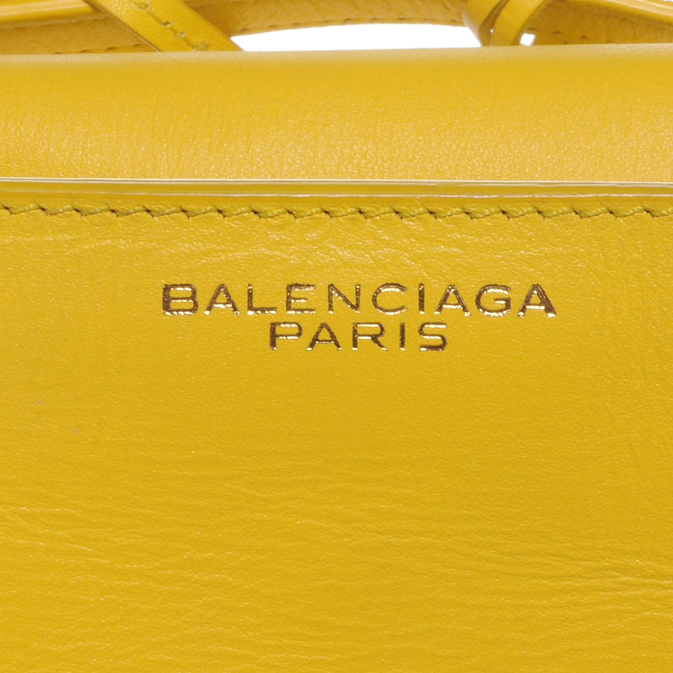 Balenciaga Agneau Padlock All Day Yellow 6 of 9