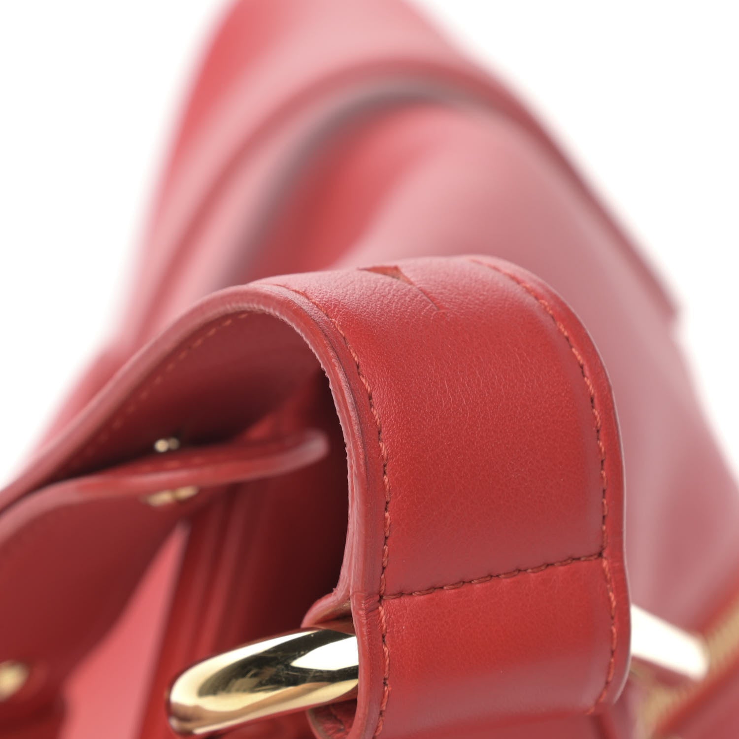 Delvaux Calfskin Givry Shoulder Bag Red 12 of 15