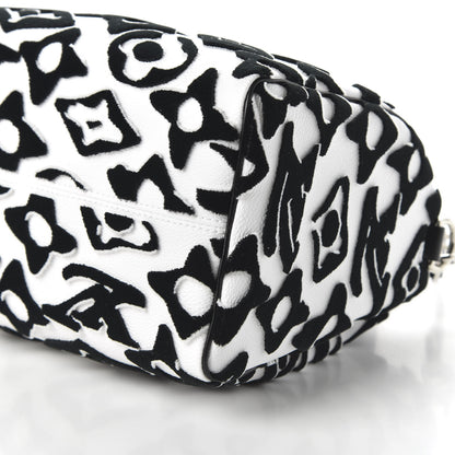 Louis Vuitton X UF Tufted Monogram Speedy Bandouliere 25 White Black 8 of 11