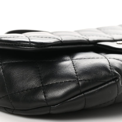 Chanel Calfskin Quilted CC Uniform Flap Belt Bag Black 9 of 10