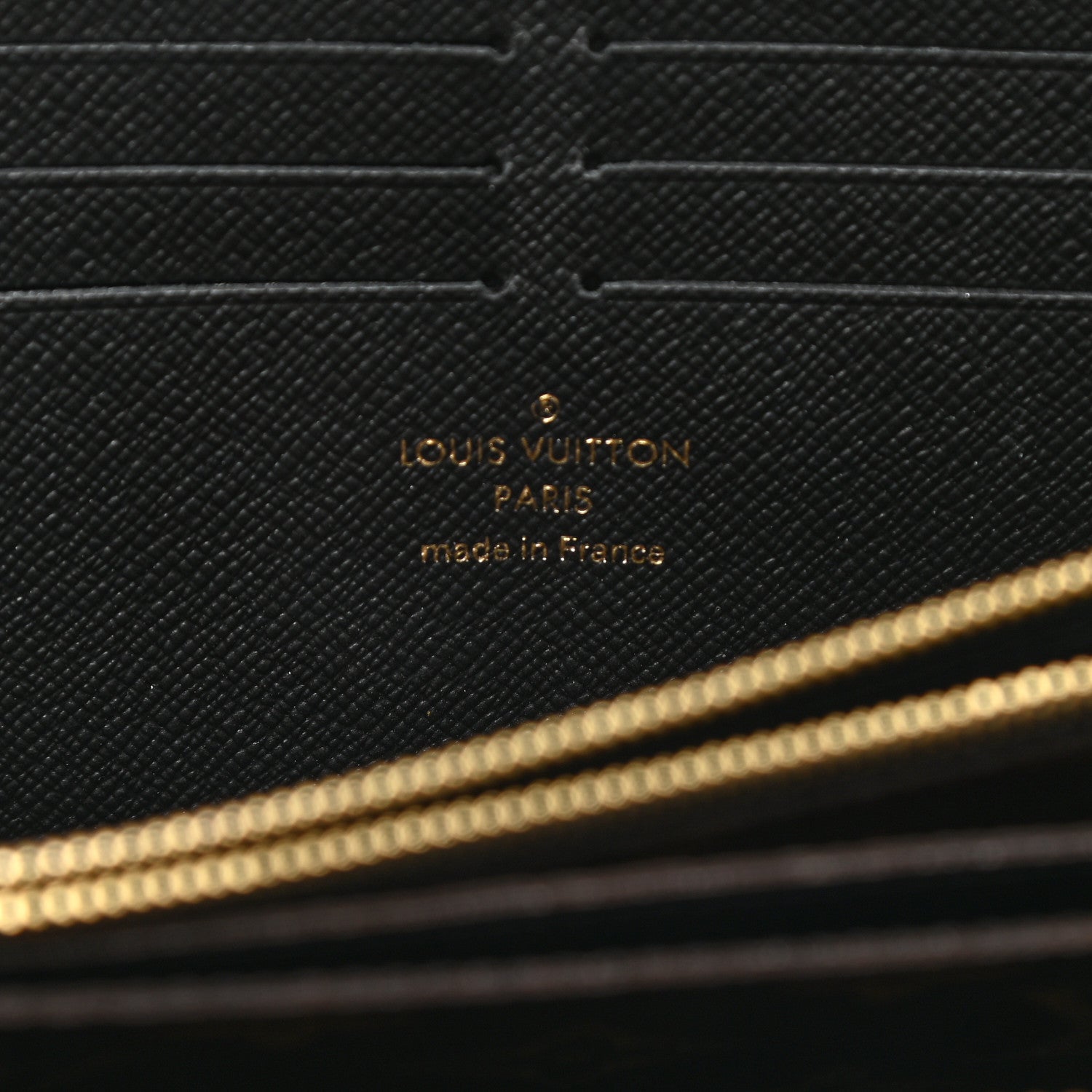 Louis Vuitton Monogram Zippy Retiro Wallet Black 6 of 7