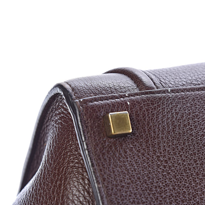 Celine Shiny Grained Calfskin Medium Phantom Luggage Brown 17 of 21