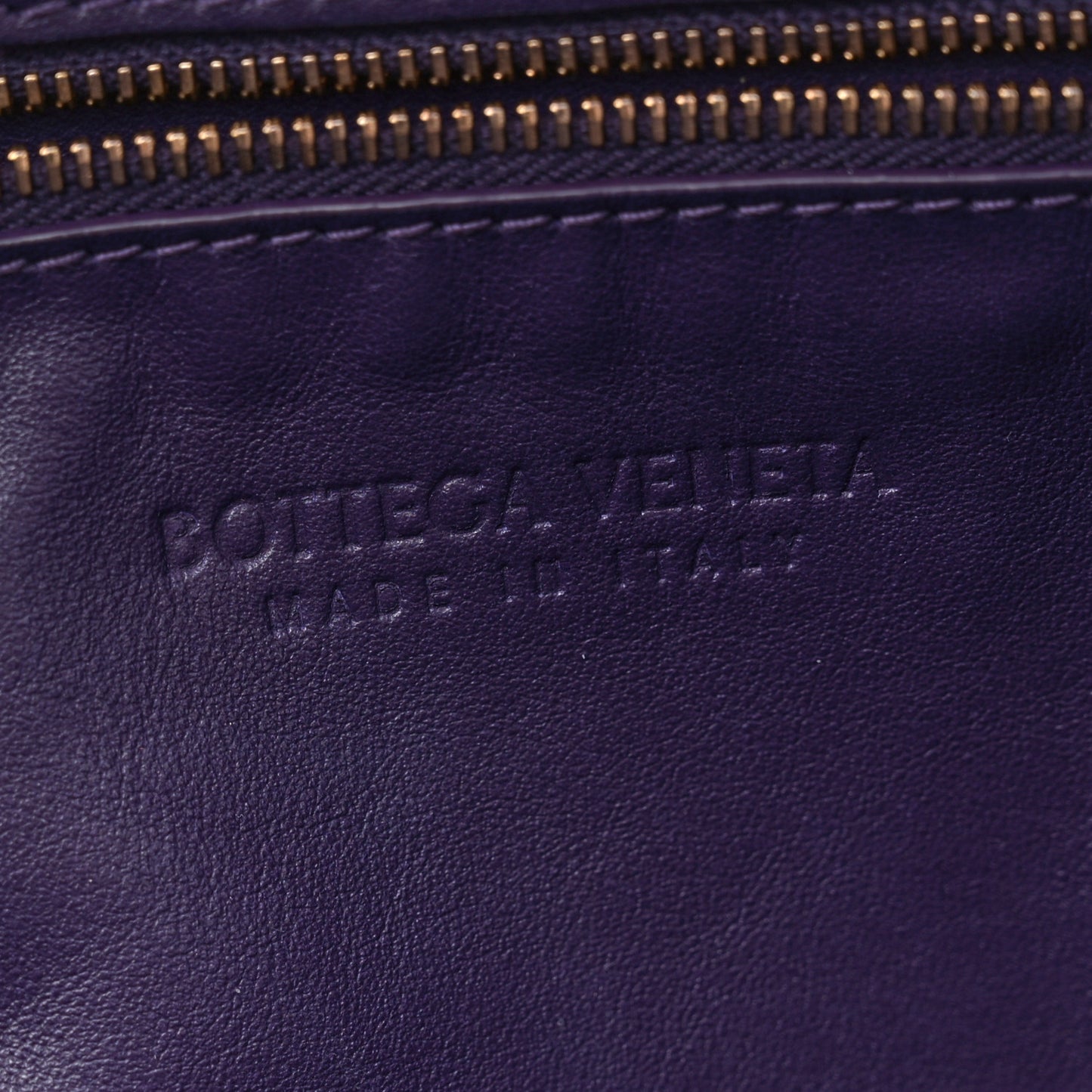 Nappa Intrecciato Teen Jodie Hobo Eggplant