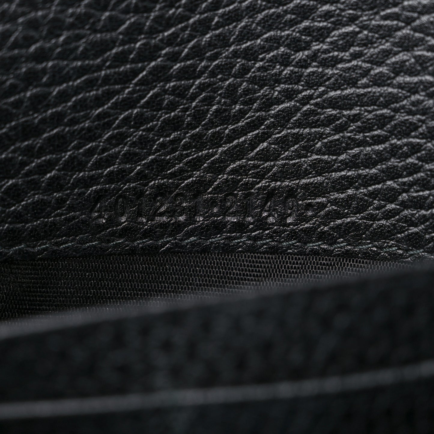 Calfskin Mini Dionysus Chain Wallet Black