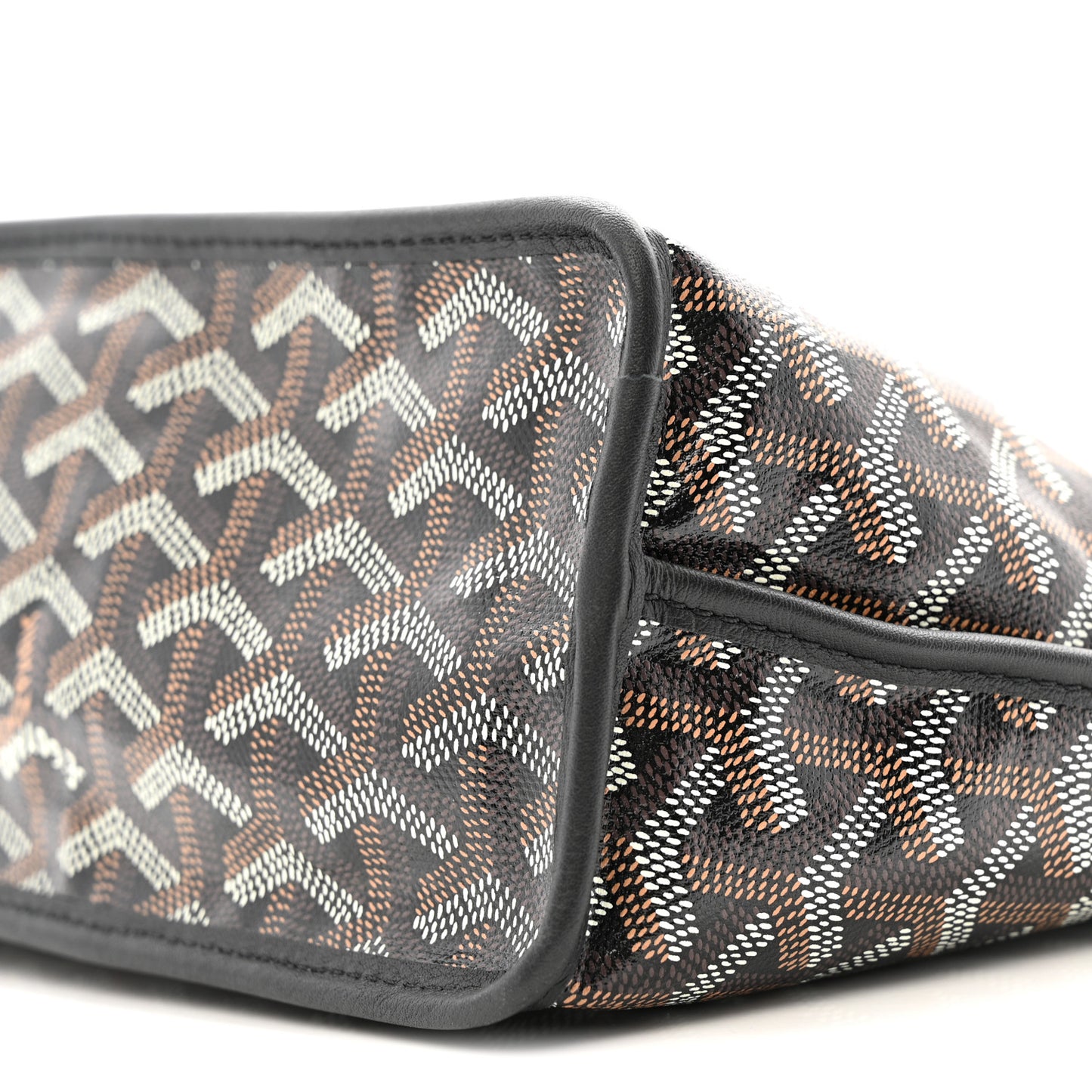 Goyardine Reversible Mini Anjou Black
