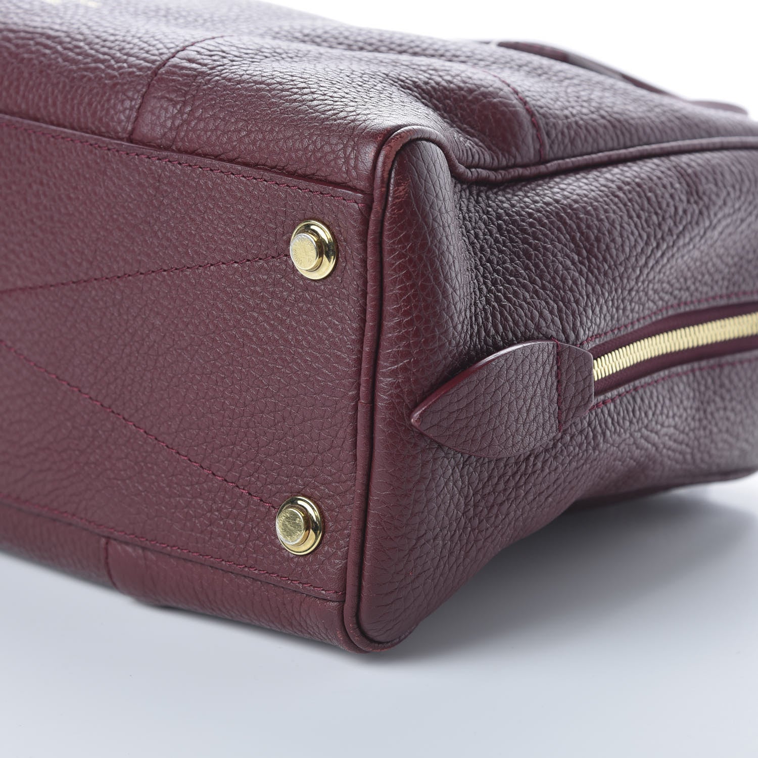 Louis Vuitton Taurillon Dora Ultra Soft MM Bordeaux 7 of 11