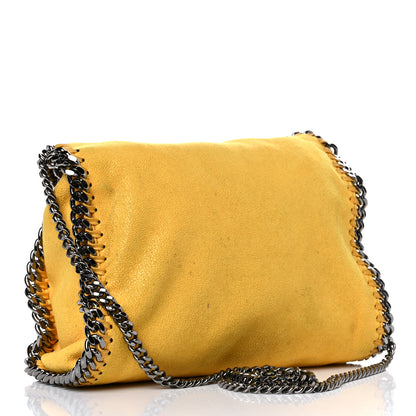 Stella McCartney Shaggy Deer Falabella Mini Fold Over Tote Yellow 3 of 15