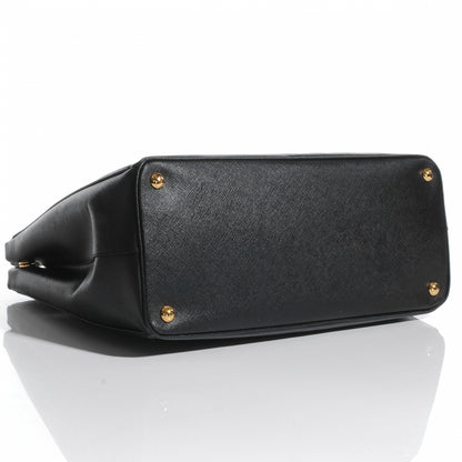 Prada Saffiano Lux Medium Tote Nero Black 4 of 9