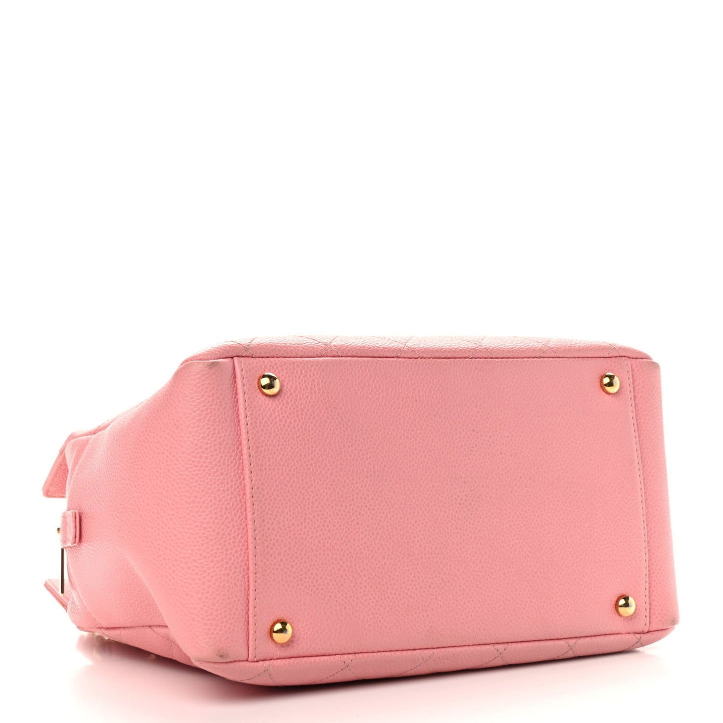 Caviar Quilted Petit Timeless Shopping Tote PTT Pink