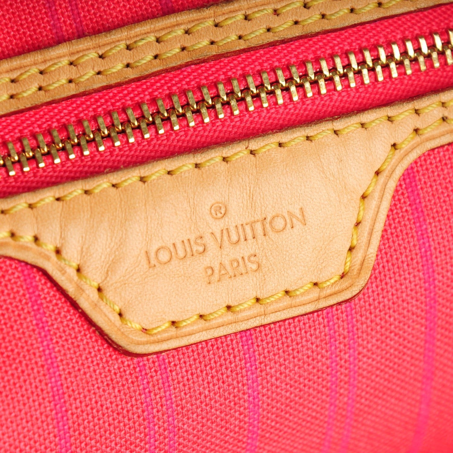 Louis Vuitton Damier Azur Delightful MM Pink 6 of 8