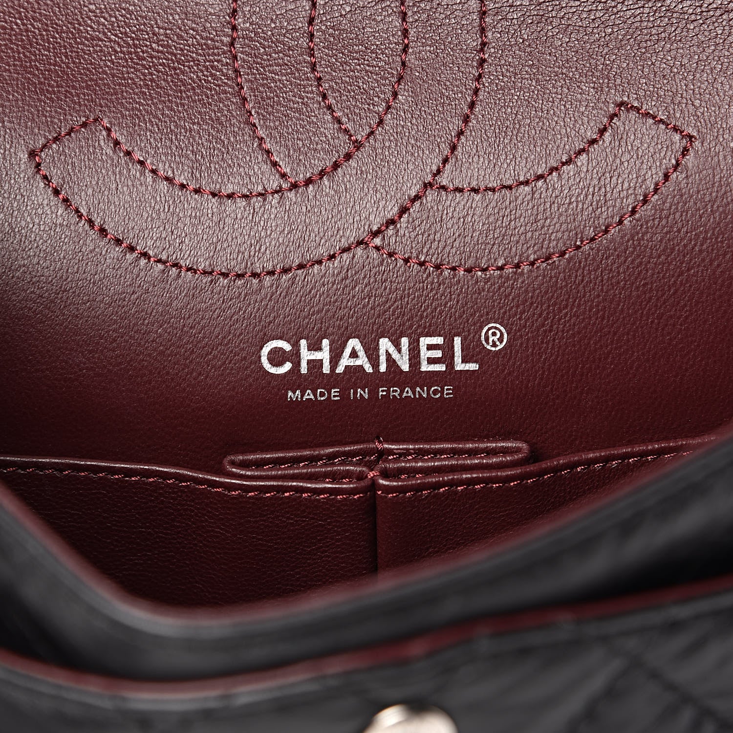 Chanel Aged Calfskin Quilted 2.55 Reissue 225 Flap Black 6 of 11