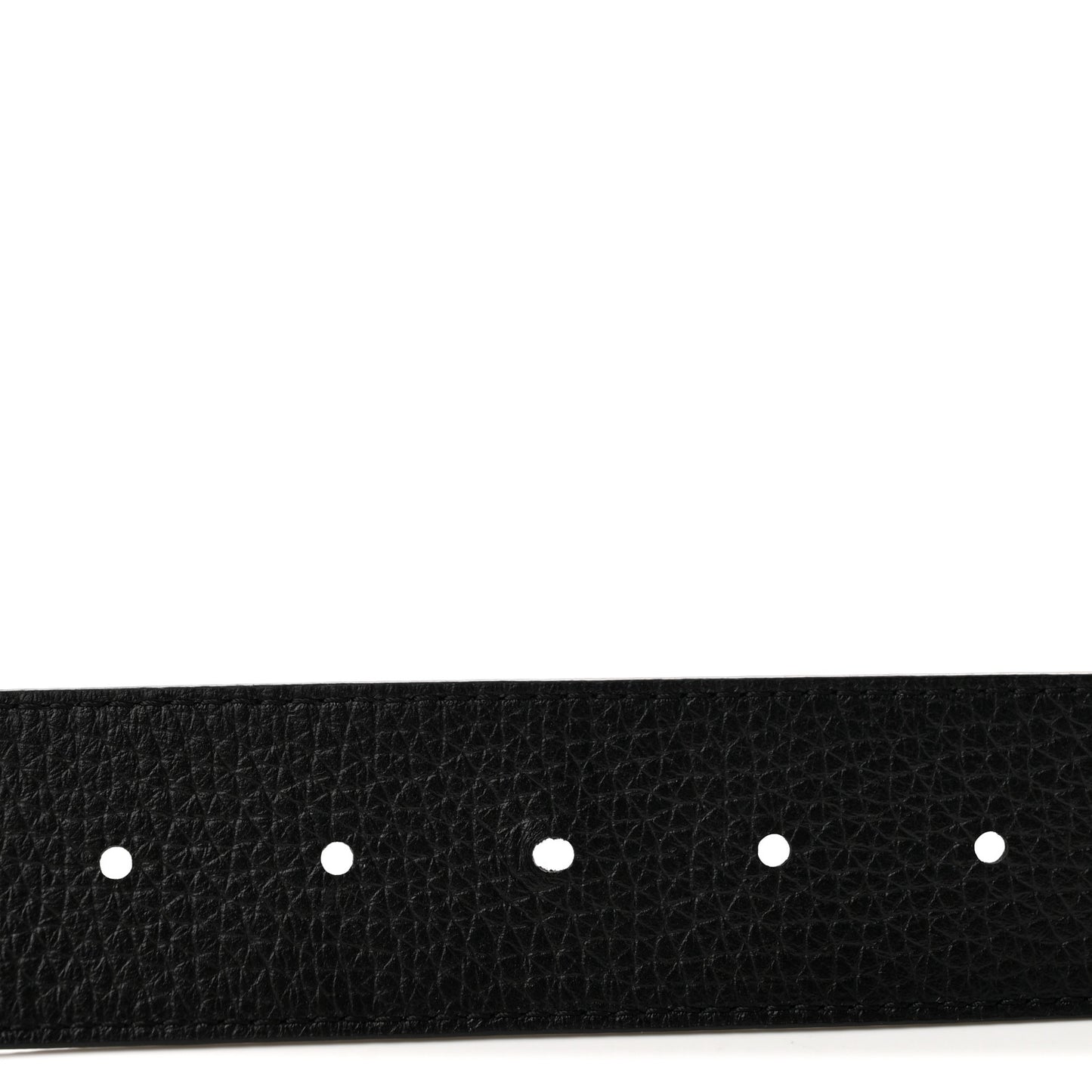 Taurillon Calfskin 40mm LV Initiales Reversible Belt   100 40 Black Dark Silver