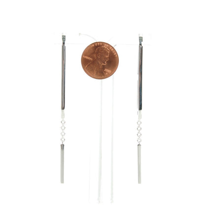 Hermes Sterling Silver Ever Chaine D'Ancre Earrings 2 of 7