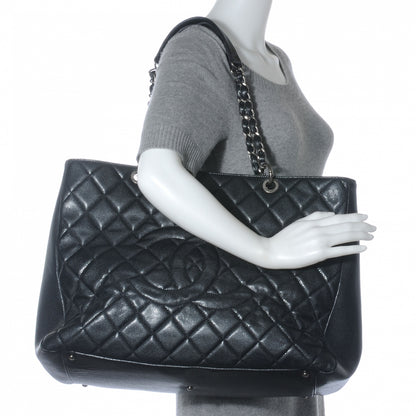 Chanel Caviar XL Grand Shopping Tote GST Black 2 of 7