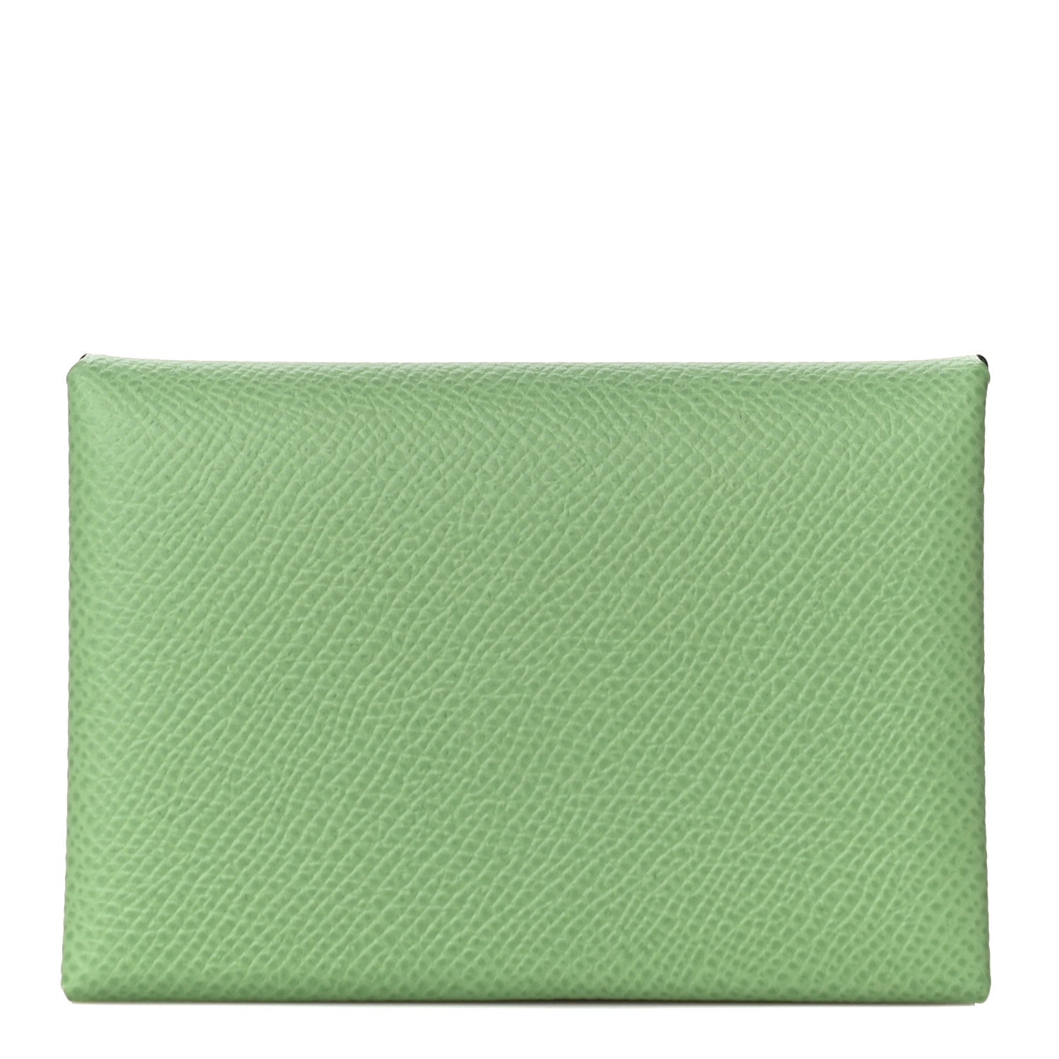 Hermes Epsom Calvi Duo Card Case Vert Criquet 1 of 10