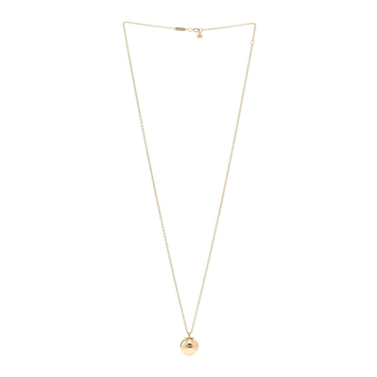 18K Yellow Gold 12.75mm HardWear Ball Pendant Necklace