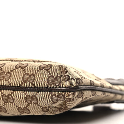 Gucci Monogram Flat Messenger Bag Dark Brown 10 of 10