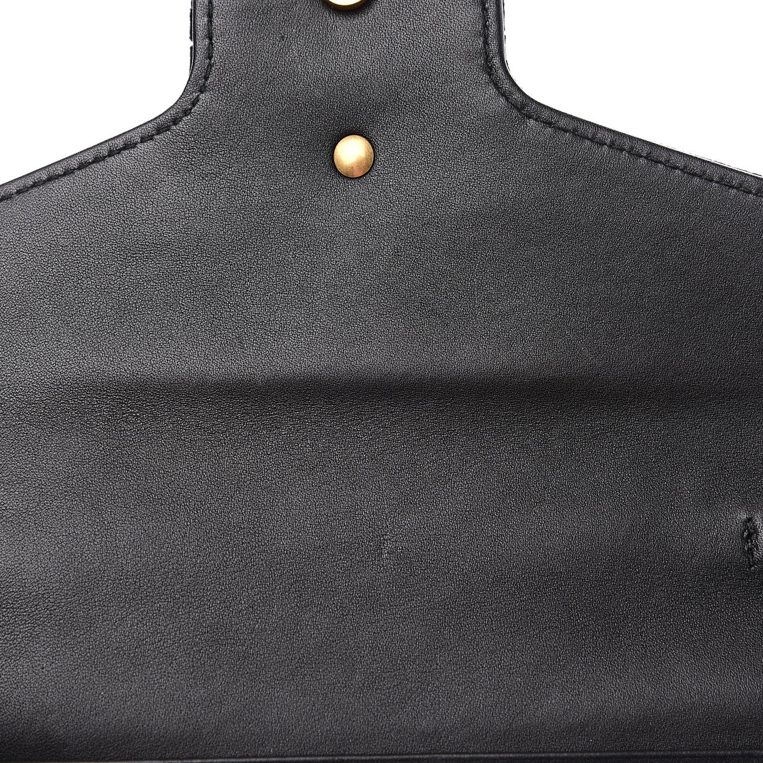 Gucci Velvet Matelasse GG Marmont Chain Wallet Black 7 of 10