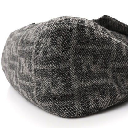 Fendi Wool Zucca Mama Baguette Grey 16 of 17