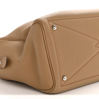 Hermes Taurillon Clemence Victoria II 35 Biscuit 9 of 13