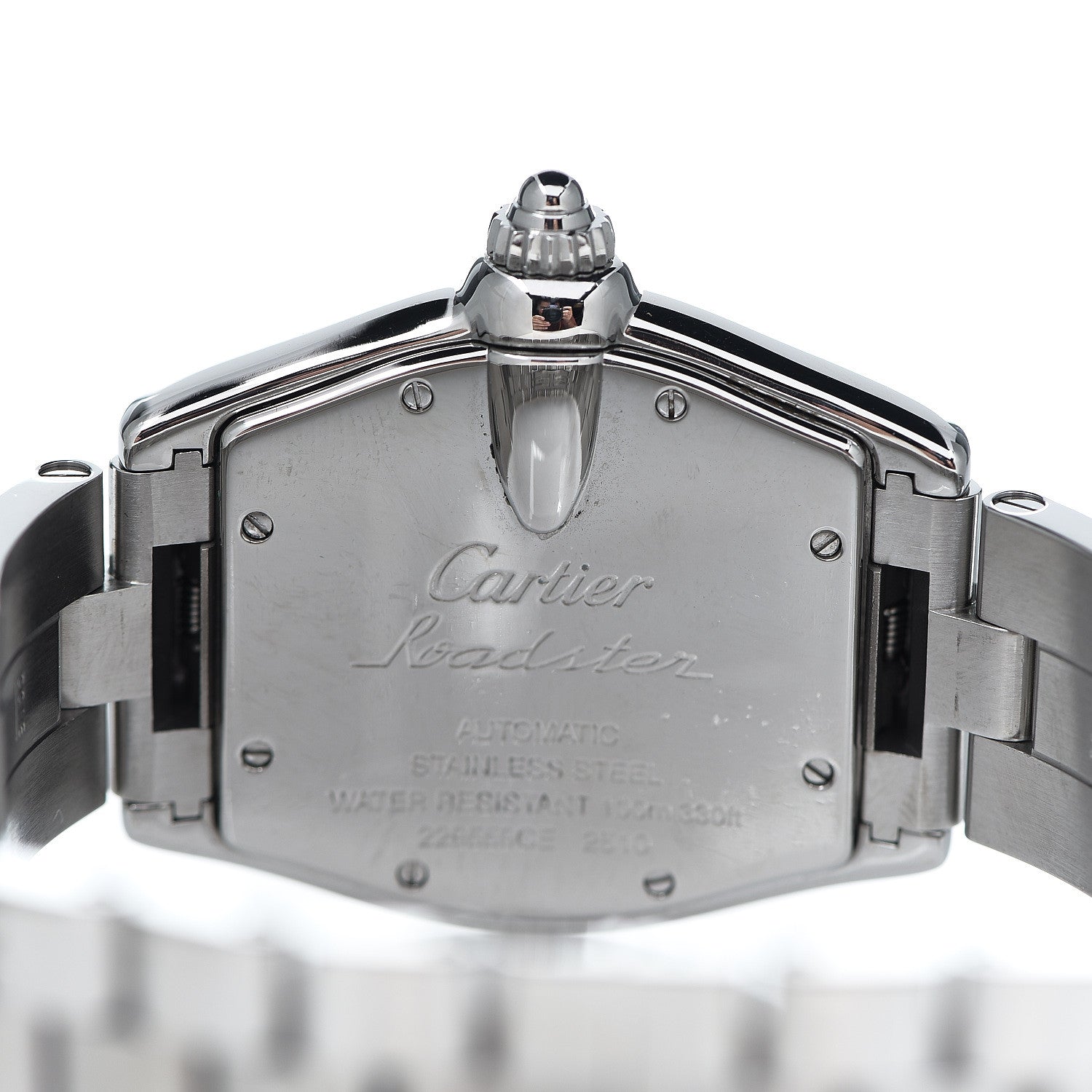 Cartier Stainless Steel 37mm Roadster Automatic Watch 4 of 5