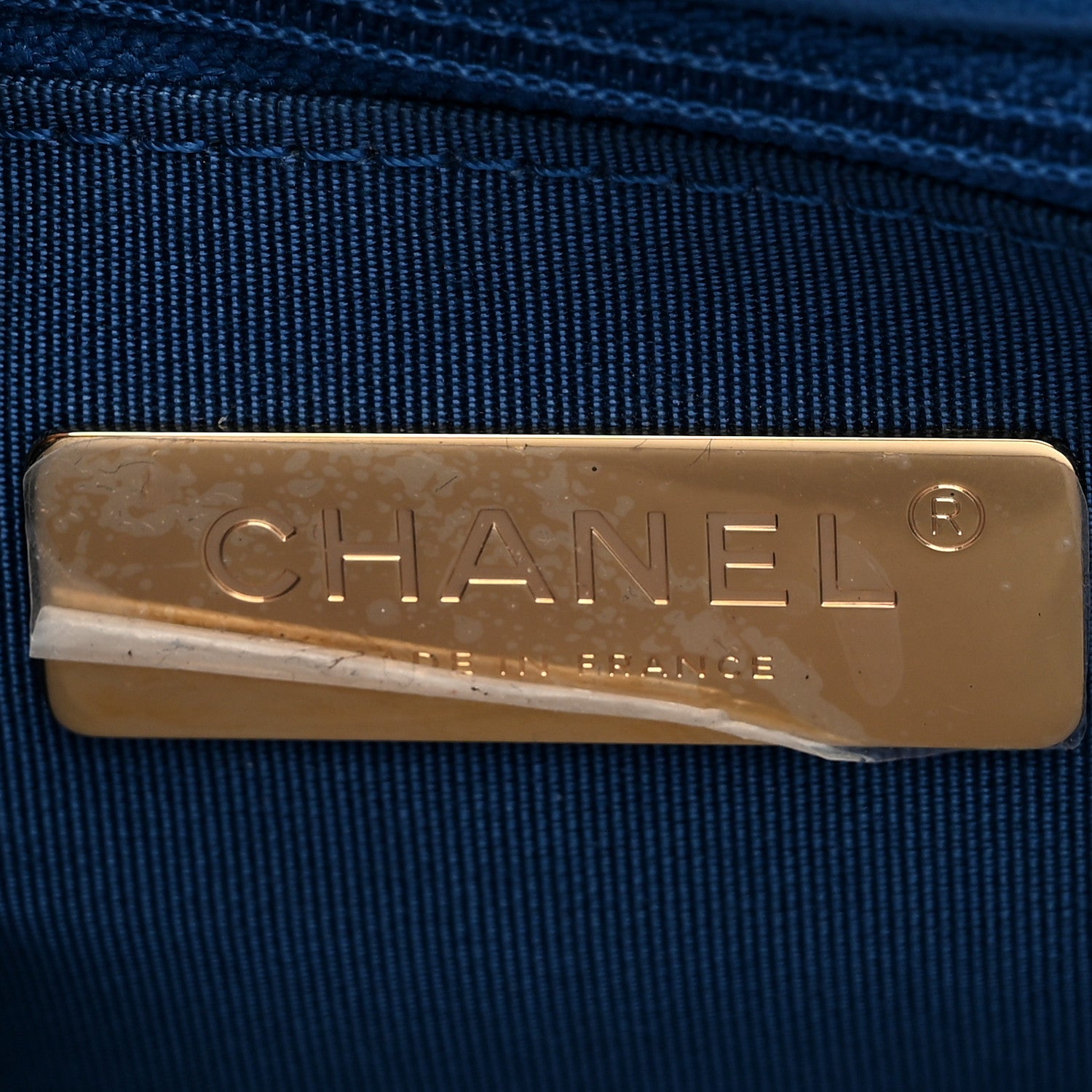 Chanel Lambskin Quilted Medium Chanel 19 Flap Blue 7 of 11
