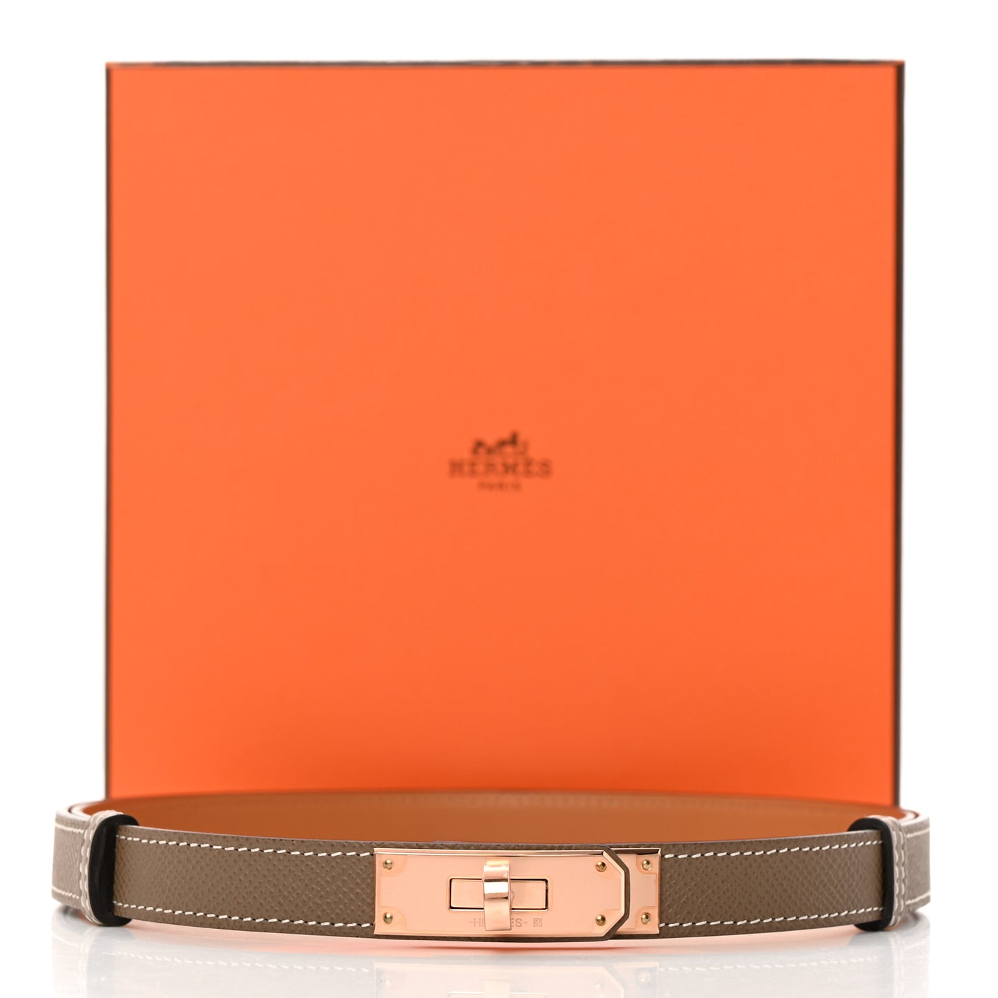 Epsom Kelly Belt Etoupe