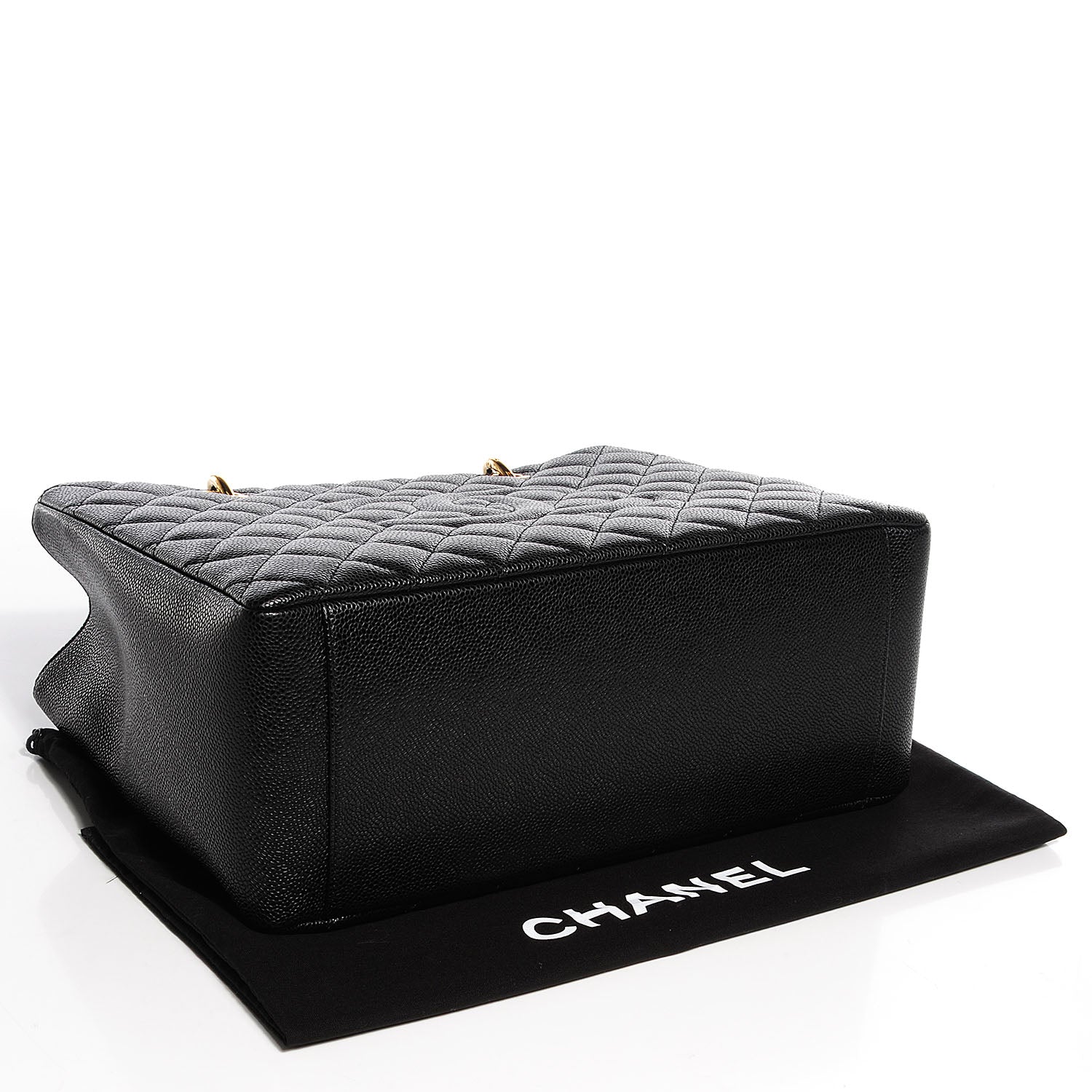 Chanel Caviar Grand Shopping Tote GST Black 4 of 8