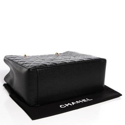 Chanel Caviar Grand Shopping Tote GST Black 4 of 8