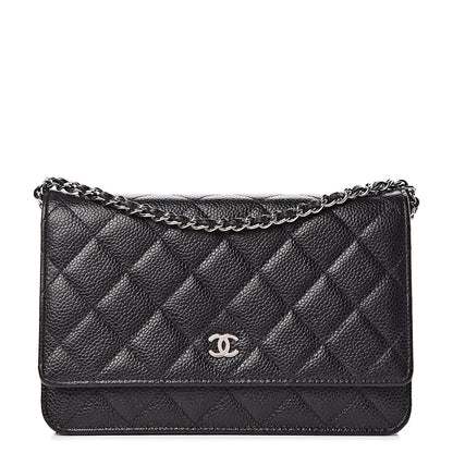 Chanel Caviar Quilted Wallet On Chain WOC Black 1 of 11