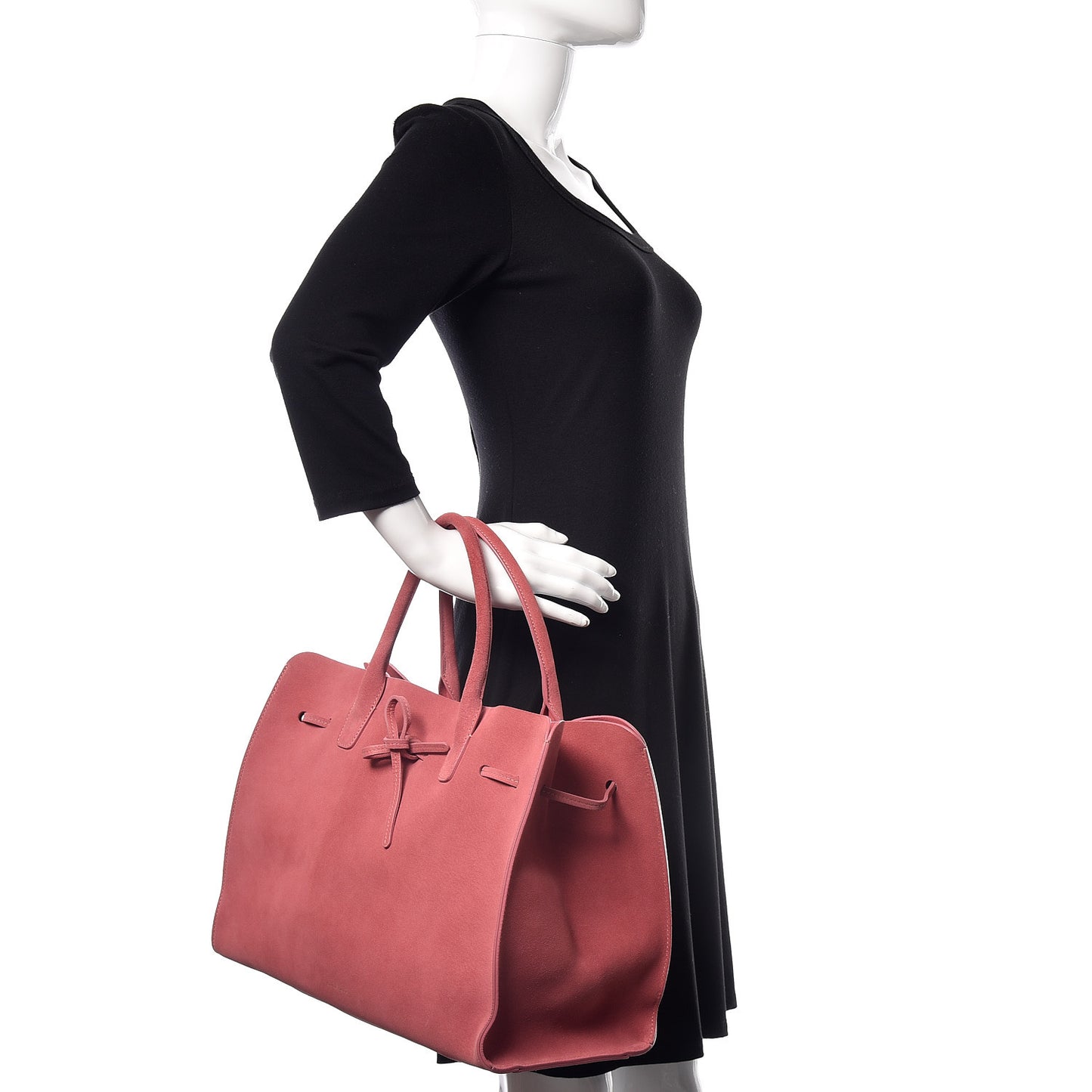 Suede Large Sun Bag Blush