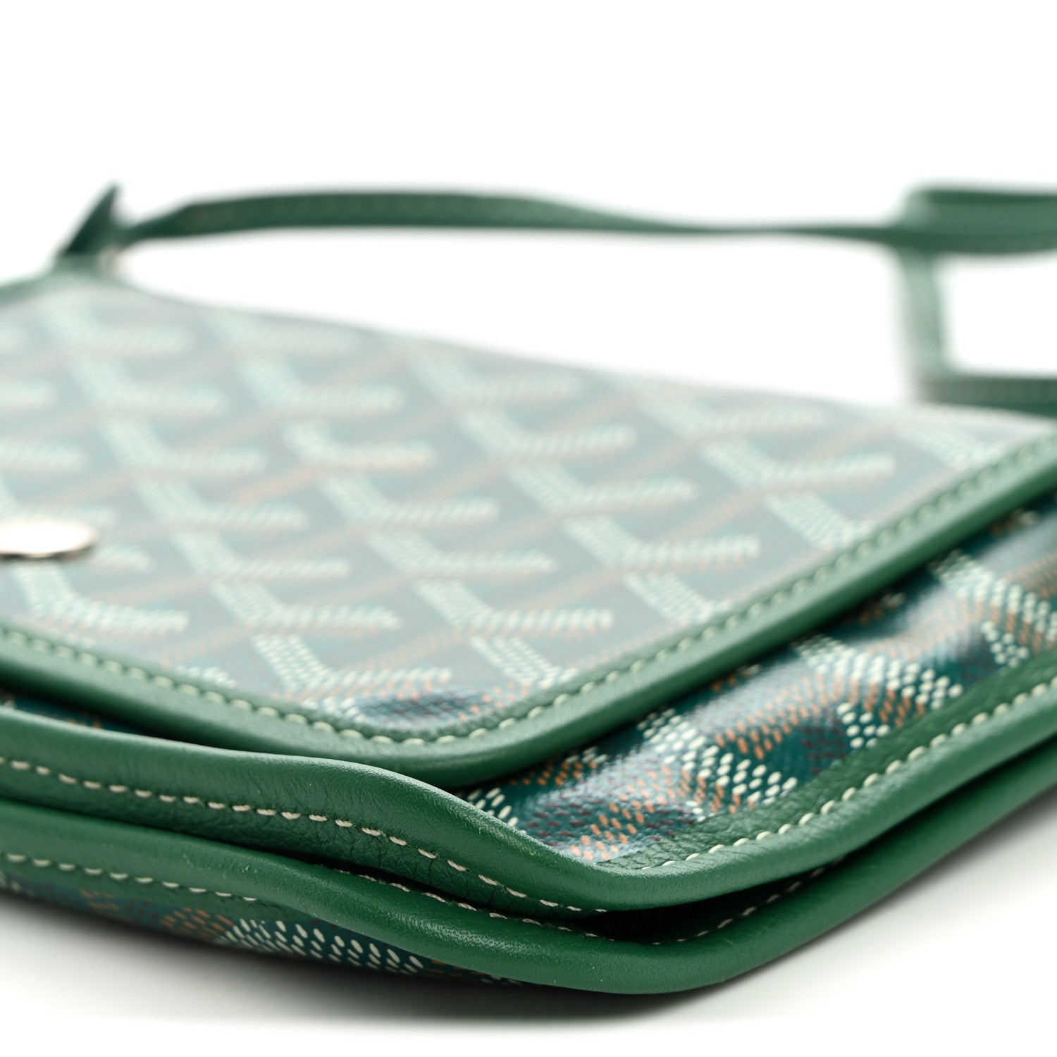 Goyard Goyardine Plumet Wallet Clutch Green 10 of 10