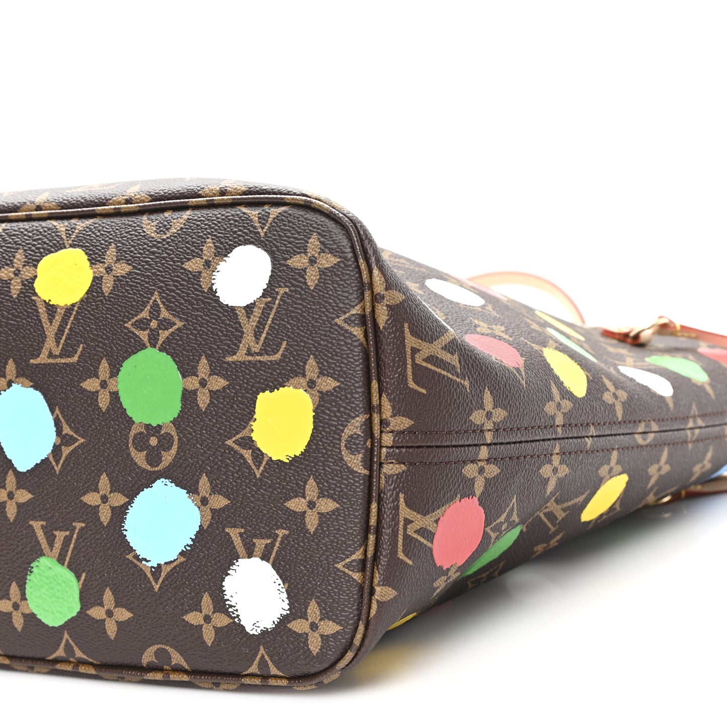 LV X YK Monogram Dots Neverfull MM