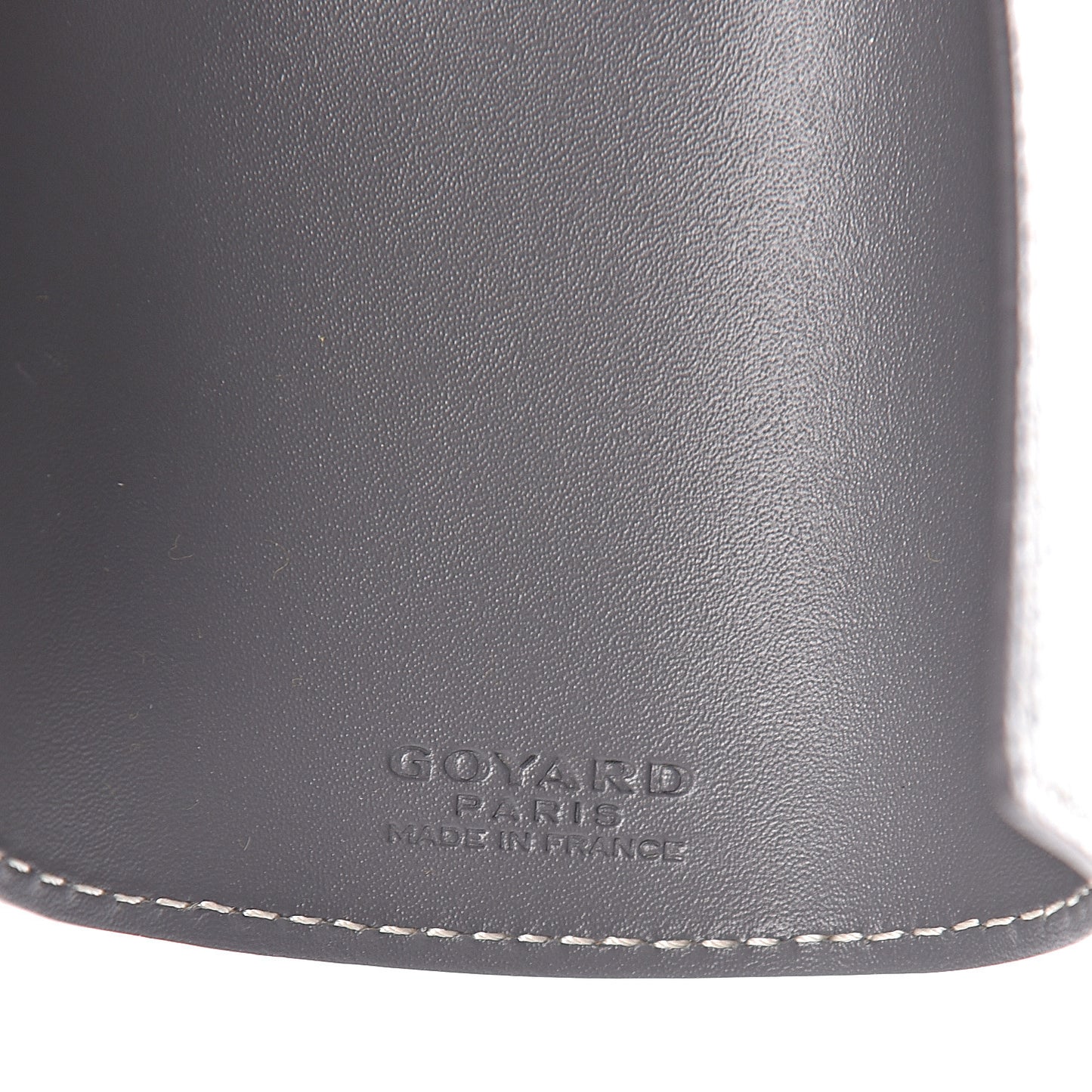 Goyardine Chambellan Bag Charm Grey