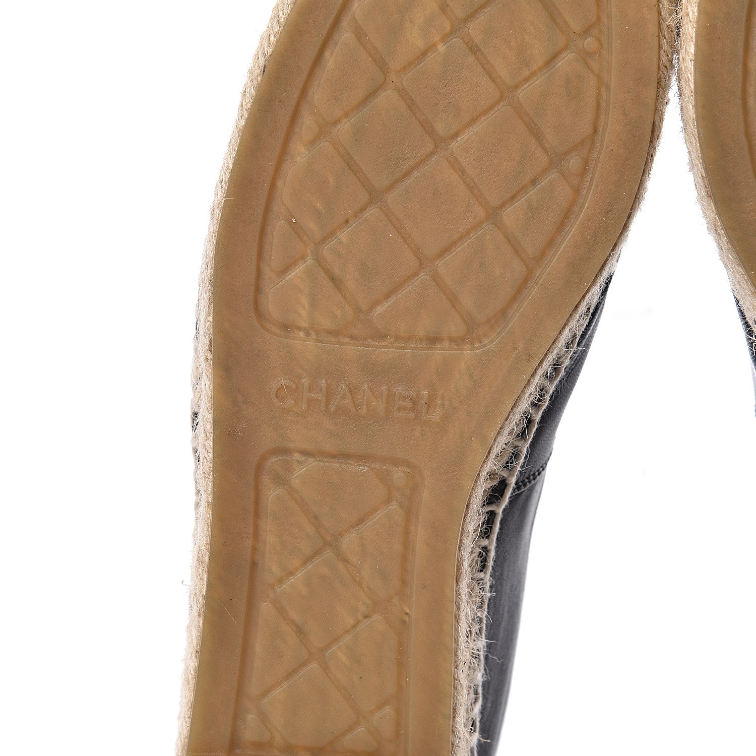 Chanel Lambskin CC Espadrilles 39 Black 7 of 14