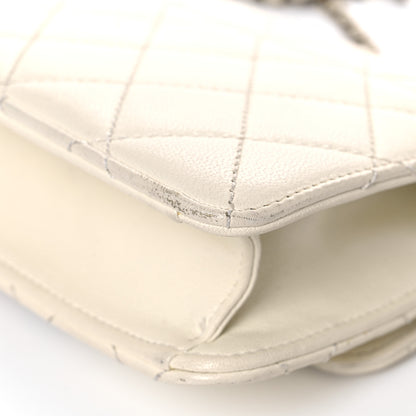 Chanel Sheepskin Quilted Mini Beauty Lock Flap White 11 of 23