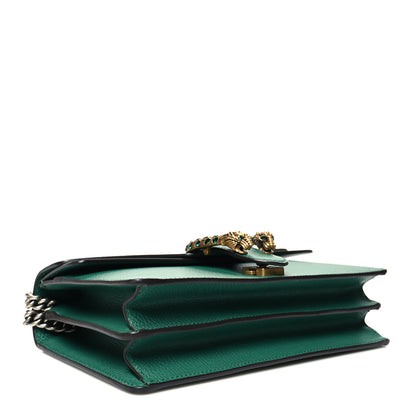 Gucci Pebbled Calfskin Small Dionysus Shoulder Bag Emerald 4 of 11
