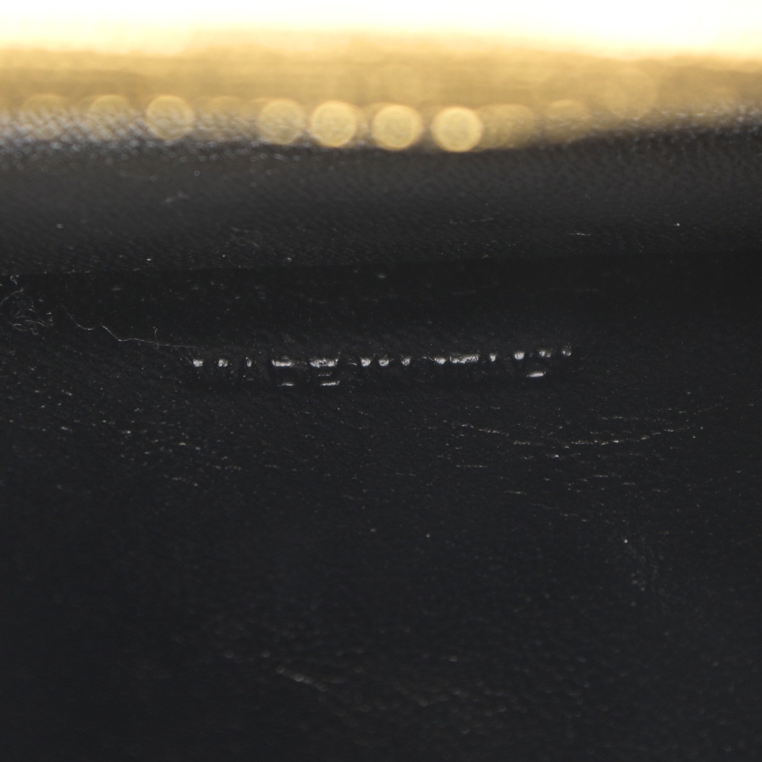 Saint Laurent Calfskin Lizard Embossed Monogram Chain Mini Candy Crossbody Gold 7 of 10