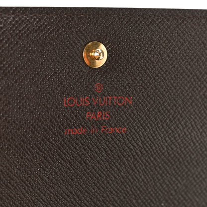 Louis Vuitton Damier Ebene Porte Tresor Etui Papier Wallet 6 of 9
