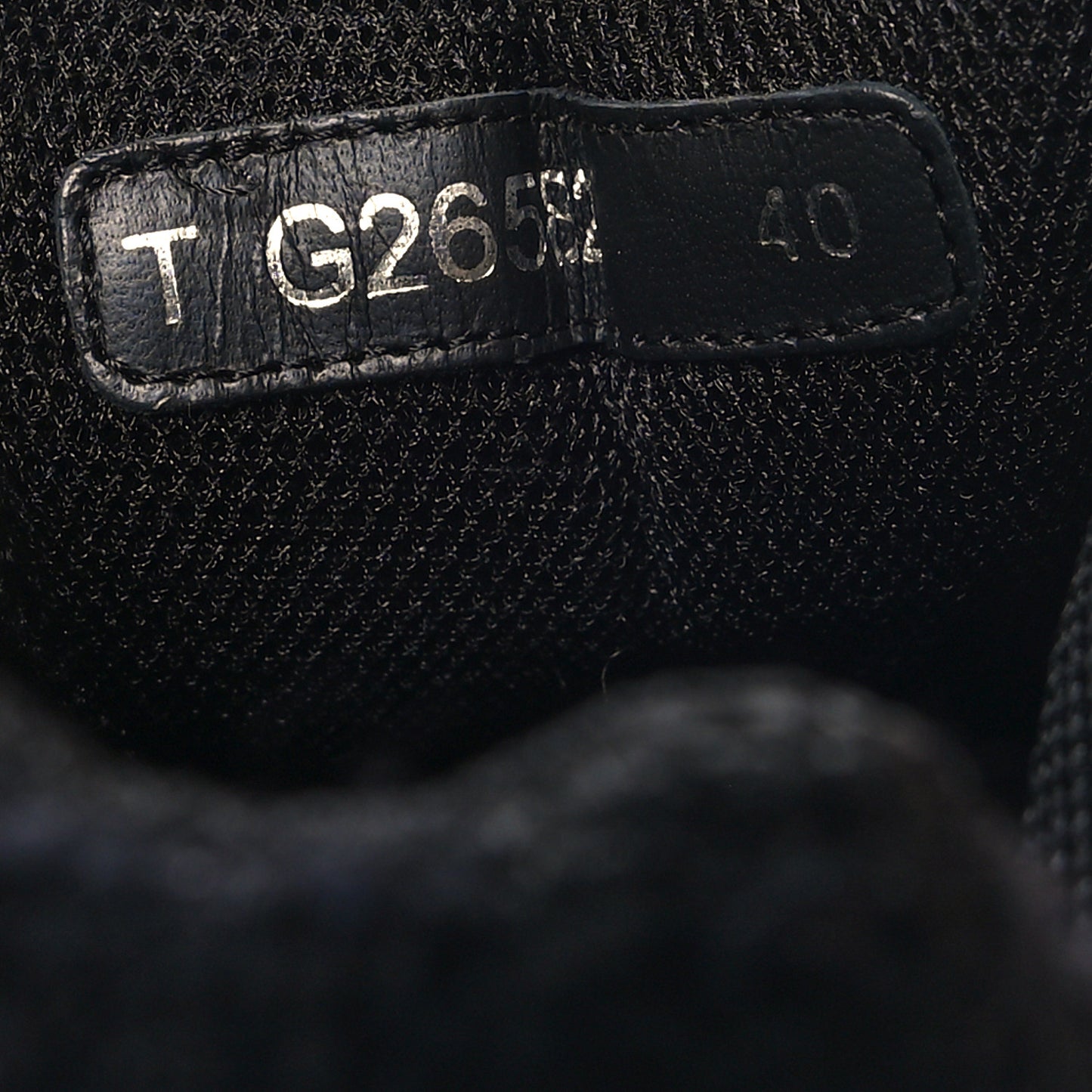 Tweed Suede Goatskin CC Sneakers 40 Black White