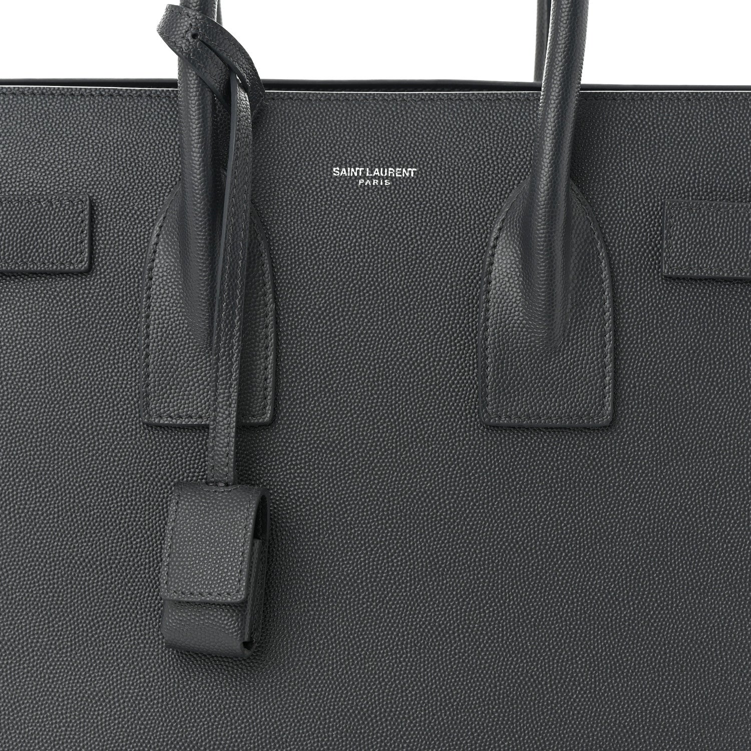 Saint Laurent Grain De Poudre Small Sac De Jour Dark Smog 7 of 9
