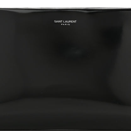 Saint Laurent Patent Calfskin Small Suzanne Rigid Shoulder Bag Black 8 of 10