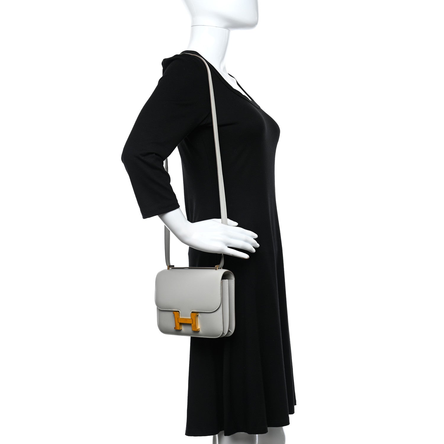 Hermes Swift Constance 18 Gris Perle 2 of 9