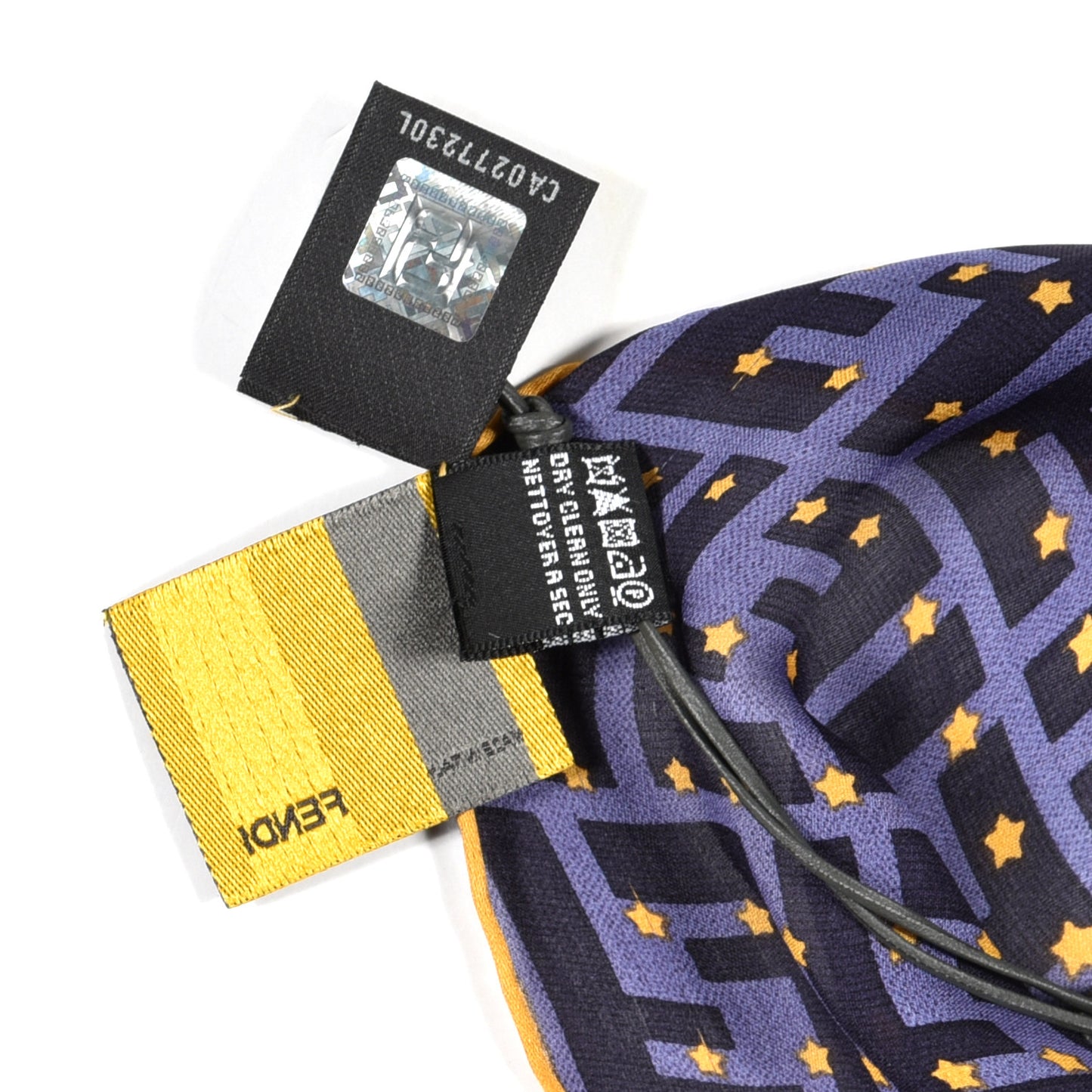 Silk FF Star Scarf Multicolor