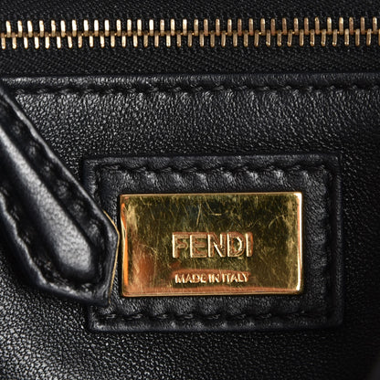 Fendi Nappa Mini Peekaboo Iconic Satchel Black 7 of 7